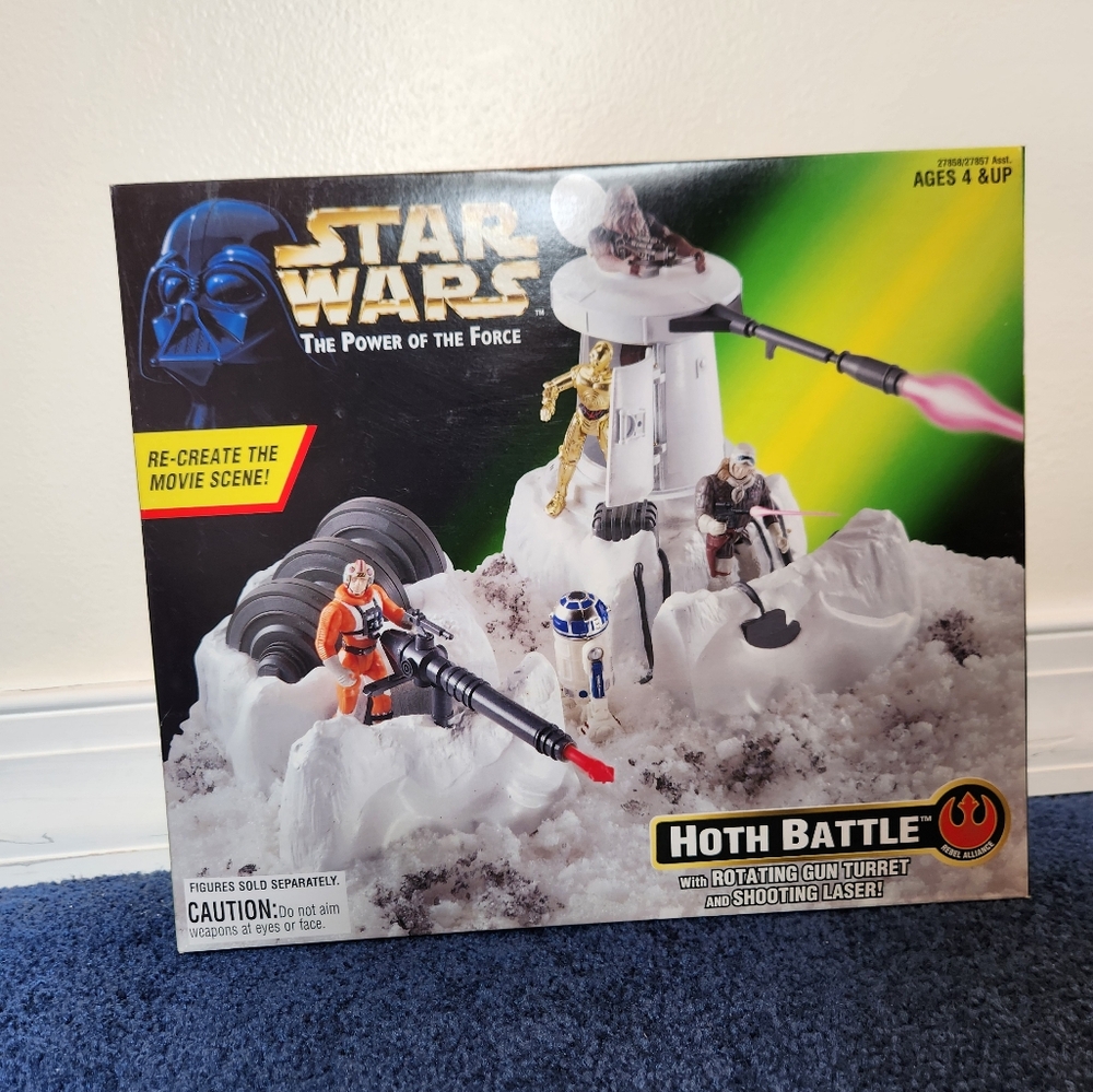 ⚜️SOLD⚜️ HOTH BATTLE PLAYSET STAR WARS POWER OF THE FORCE 1997 NEW EMPIRE